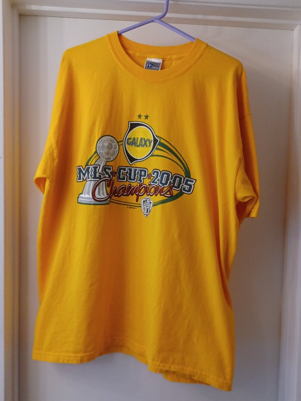 L.A. Galaxy MLS Cup 2005 T-shirt - Size XL